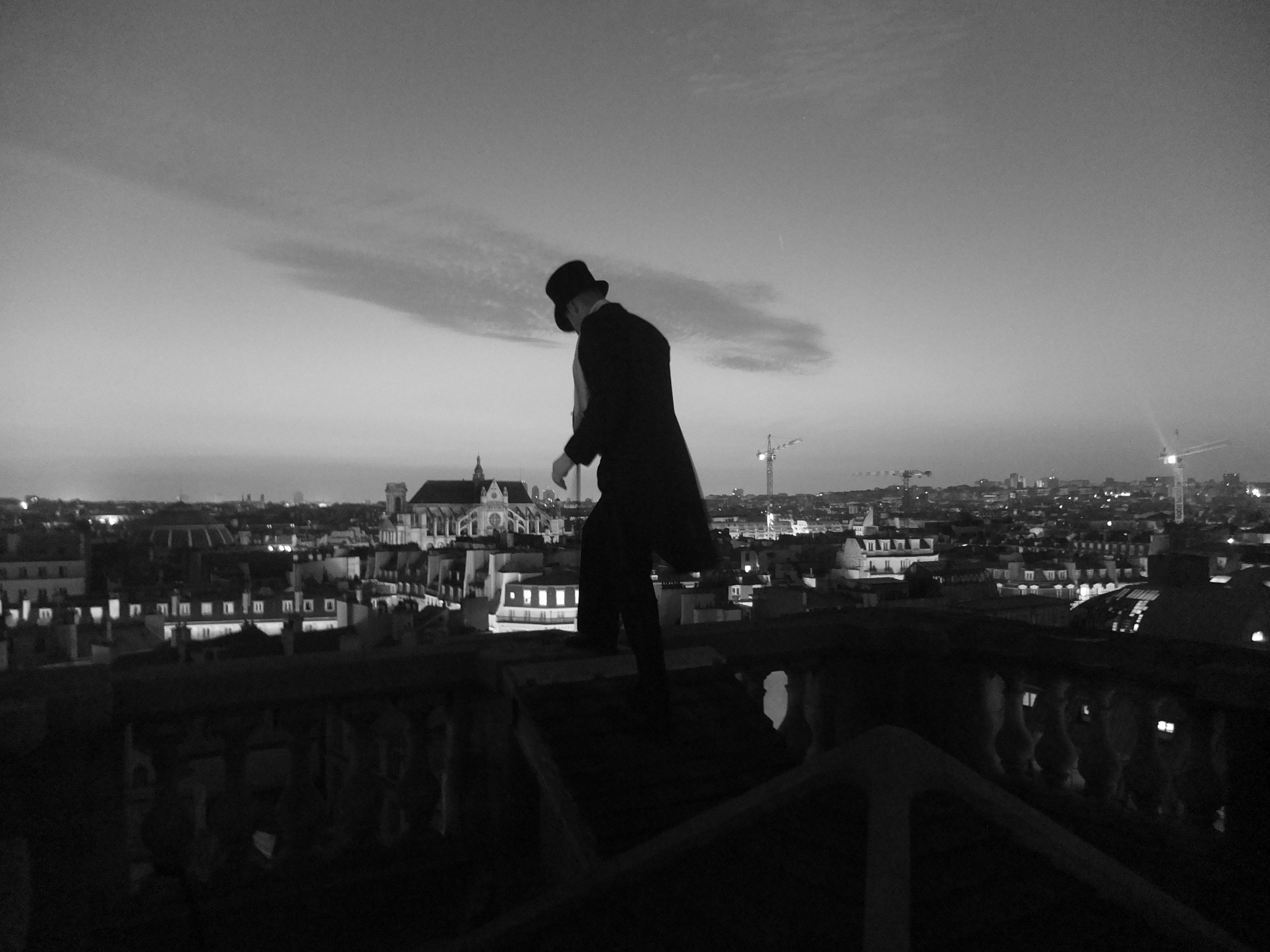 Arsène Lupin sur les toits de Paris
